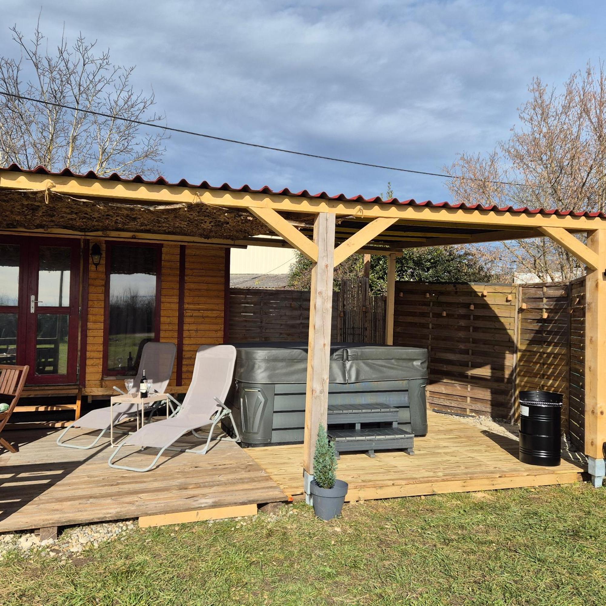 Roulotte „Couleur“ Villa Condom Exterior foto